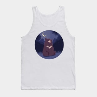 Night - Moon bear Tank Top